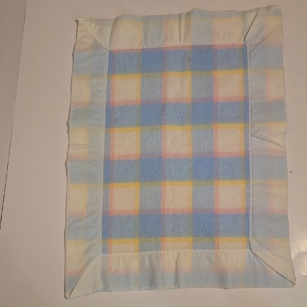 Quiltex Kids Pastel Plaid Blanket